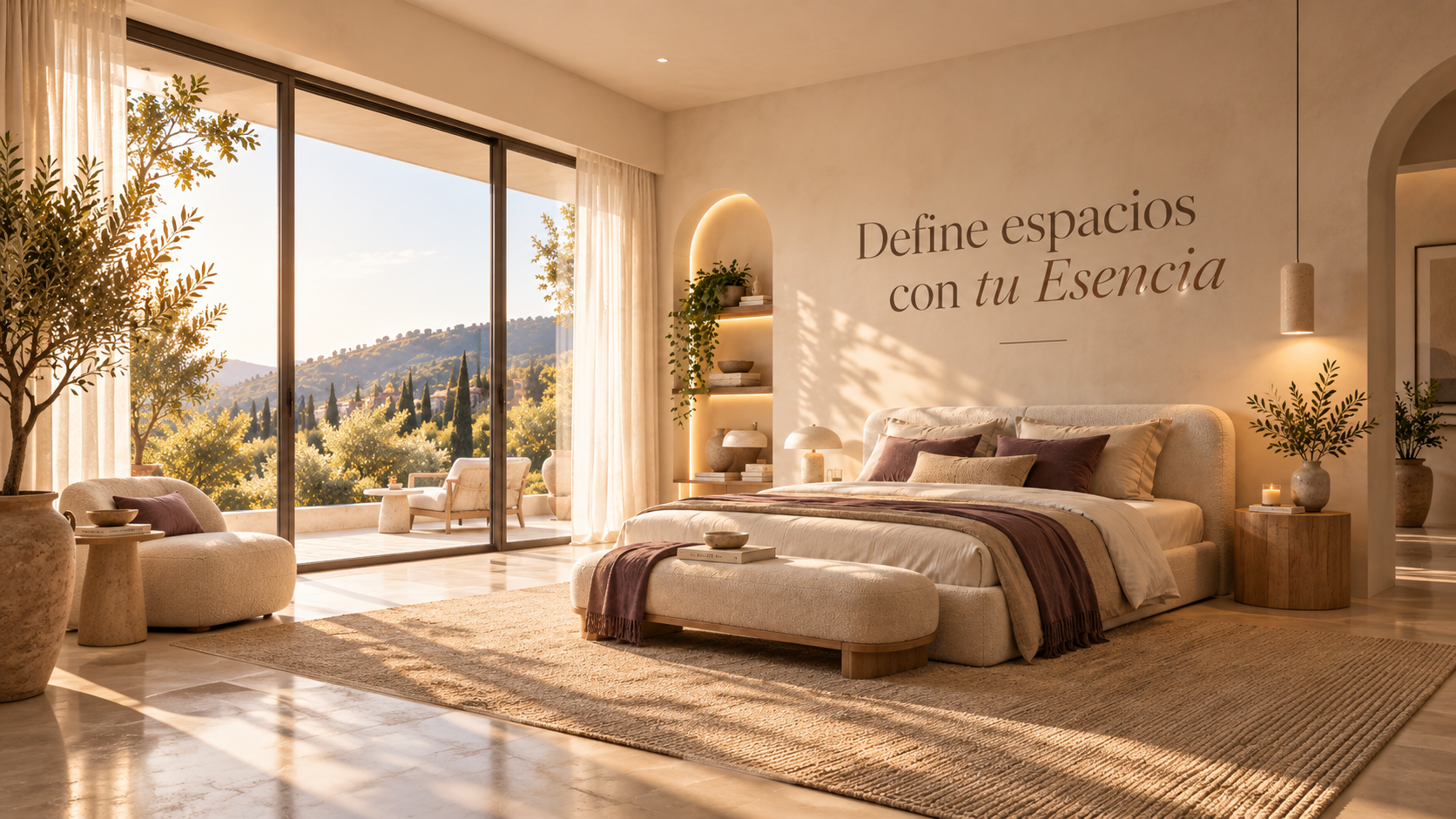 Dormitorio cálido personalizado con Home DNA