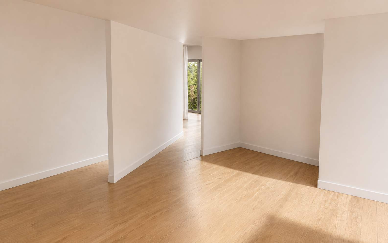 Habitación capturada antes de una remodelación
